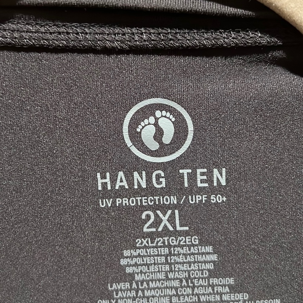 Hang Ten Men’s Long Sleeve Sun Tee Shirt UPF 50+ Protection & Soft Feel - Picture 3 of 6